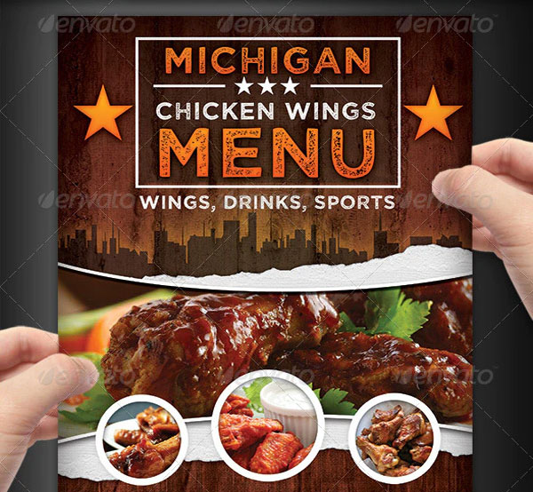 Chicken Wings Flyer Templates Free & Premium 25+ PSD, Word( Doc